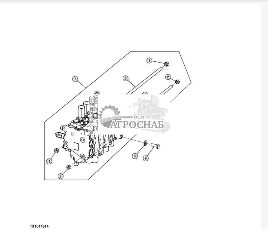 4-, 5- и 6-функциональные клапаны управления обратной лопатой ( 